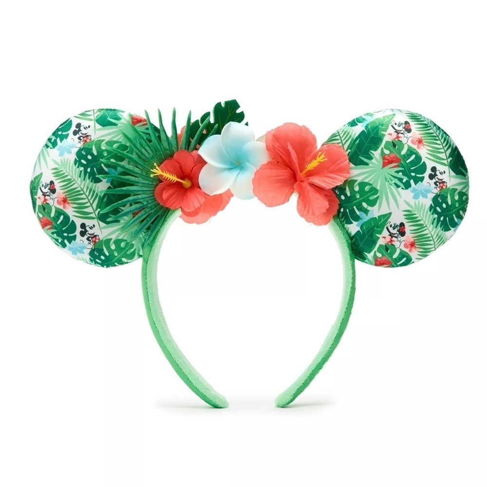 Minnie Mouse Tropical Hideaway Ears Headband For Adults